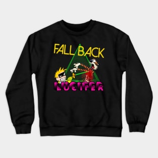 Fall Back Lucifer Calvin Hobbes Crewneck Sweatshirt